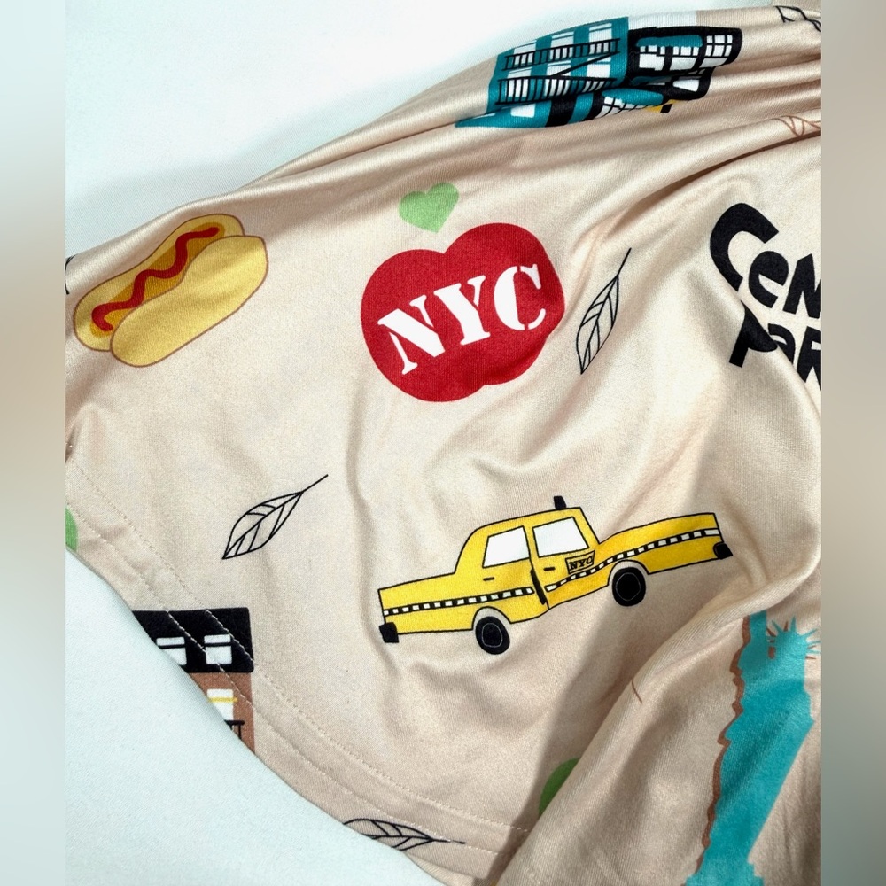 DOT DOT SMILE NYC Print Twirl Dress Short Sleeve Fit And Flare Size 2T - Picture 10 of 15